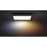 Philips Hue Aurelle - paneellamp - warm- tot koelwit licht - zwart - vierkant