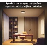 Philips Hue Aurelle - paneellamp - warm- tot koelwit licht - zwart - vierkant