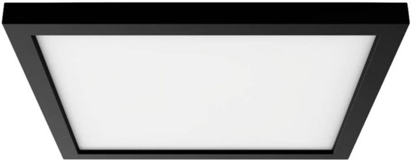 Philips Hue Aurelle - paneellamp - warm- tot koelwit licht - zwart - vierkant