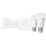Philips Hue Secure Starterkit - Wit en Gekleurd Licht - E27 - Slimme Verlichting en Beveiliging