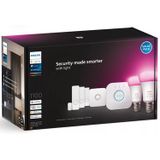 Philips Hue Secure Starterkit - Wit en Gekleurd Licht - E27 - Slimme Verlichting en Beveiliging