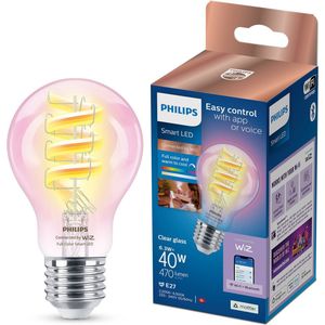 Wiz Philips Filament doorzichtig 40W A60 E27