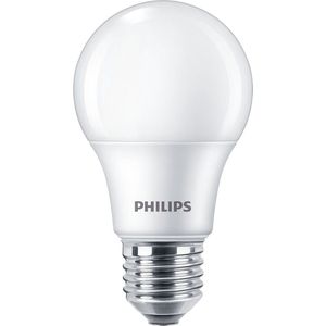 Philips LED lamp E27 | Peer A60 | Mat | 4000K | 8W (60W)