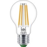 Philips Ultra Efficient LED lamp Transparant - 60 W - E27 - Warmwit licht