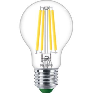 Philips LED lamp E27 | Peer A60 | Ultra Efficient | Filament | Helder | 4000K | 4W (60W)