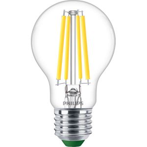 Philips LED lamp E27 | Peer A60 | Ultra Efficient | Filament | Helder | 4000K | 4W (60W)