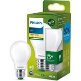 Philips Ultra Efficient LED lamp Mat - 75 W - E27 - Warmwit licht