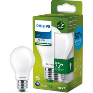 Philips LED lamp E27 | Peer A60 | Ultra Efficient | Mat | 4000K | 5.2W (75W)