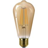 Philips LED Edison Goud - 48 W - E27 - Extra warmwit licht