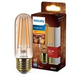 Philips LED lamp E27 | Buis | Filament | Goud | 1800K | 7W (40W)