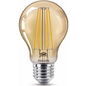 Philips LED lamp E27 | Peer A60 | Filament | Goud | 1800K | 7W (40W)