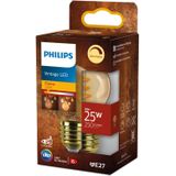 Philips LED Kogellamp Spiraal Goud - 25 W - E27 - Dimbaar extra warmwit licht