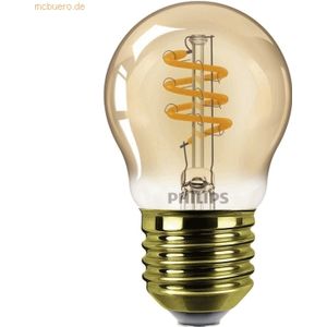 Philips LED Kogellamp Spiraal Goud - 25 W - E27 - Dimbaar extra warmwit licht