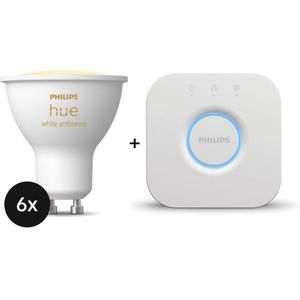 Philips Hue Spot - wit en gekleurd licht - 2 pack - GU10