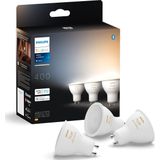 Philips Hue Spot - Warm tot Koelwit Licht - 3 Pack - GU10 - Slimme Verlichting