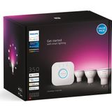 Basis set Philips Hue WACA 3xGU10/5,7W 2000-6500K + Een apparaat om te verbinden