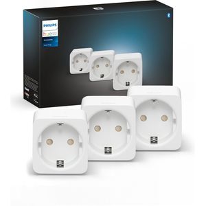 Philips Hue Slimme Stekker - Nederland - 3-pack - Compact Formaat