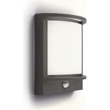 Philips Samondra wandlamp - Ultra Efficient - antraciet - met sensor - 3,8W