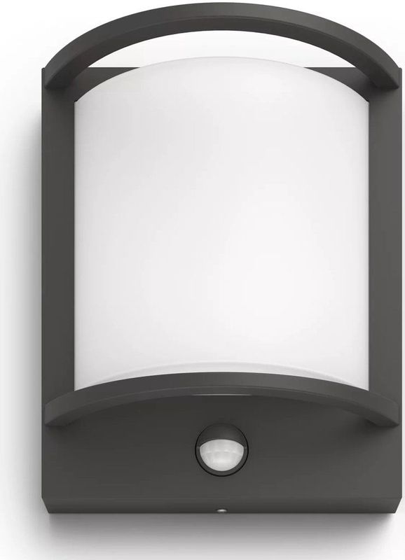 Philips Samondra wandlamp - Ultra Efficient - antraciet - met sensor - 3,8W
