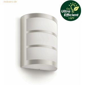 Philips myGarden wandlamp | Python | 2700K | Ultra Efficient | IP44 | 3.8W | RVS