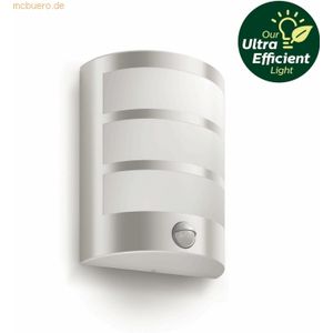 Philips Python wandlamp - Ultra Efficient - RVS - met sensor - 3,8W