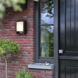 Philips Arbour wandlamp - Ultra Efficient - antraciet - met sensor - 3,8W