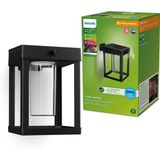 Philips Camill solar wandlamp vierkant - Ultra Efficient - met helder lichtelement