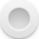 Philips Hue inbouwspot dun wit en gekleurd licht Ø90mm wit