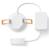 Philips Hue inbouwspot dun wit en gekleurd licht Ø90mm wit