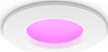 Philips Hue inbouwspot dun wit en gekleurd licht Ø90mm wit