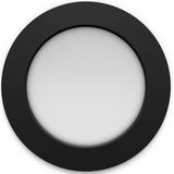 Philips Hue platte inbouwspot - wit en gekleurd licht - Ø170 mm - zwart