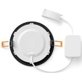 Philips Hue platte inbouwspot - wit en gekleurd licht - Ø170 mm - zwart
