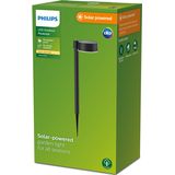 Philips Vynce Sokkellamp met Spies Rond - Zwart