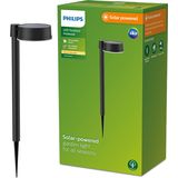 Philips Vynce Sokkellamp met Spies Rond - Zwart