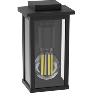Philips Mirth wandlamp - zwart - E27
