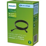 Philips Gardenlink Laagspanningskabel voor Buiten - 5M - 24V - Zwart - IP67 Waterdicht