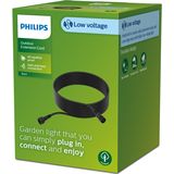 Philips GardenLink laagspanningskabel voor buiten 10 m, 24V, zwart, IP67 waterdicht