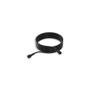 Philips Verlängerungskabel, 10 m, Verlängerungskabel, Schwarz, Philips by Signify, IP67, temporär, 24 V