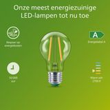 Philips Ultra Efficient LED lamp Transparant - 40 W - E27 - Warmwit licht - 2-pack