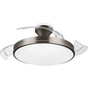 Philips LED Olas Ventilateur de plafond 30 W ( x H) 1070 mm x 310 mm blanc avec télécommande, variable - Bricolage