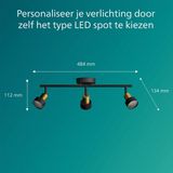Spotjes - Verstelbaar - Wit - Aluminium - LED