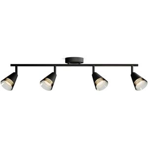 Philips Cleft plafondspot | 4x GU10 | Rookglas