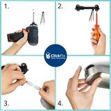 Philips Rover Spiegelverlichting - Spatwaterdicht IP44 - 5W - Warmwit licht - Badkamerlamp - rechthoekig - Zwart