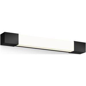 Philips Rover Spiegelverlichting - Spatwaterdicht IP44 - 5W - Warmwit licht - Badkamerlamp - rechthoekig - Zwart