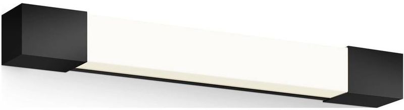 Philips Rover Spiegelverlichting - Spatwaterdicht IP44 - 5W - Warmwit licht - Badkamerlamp - rechthoekig - Zwart