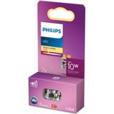 Energiezuinige Philips LED Capsule Transparant - 10 W - G4 - warmwit licht - 2 stuks - Bespaar op energiekosten