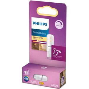 Energiezuinige Philips LED Capsule Transparant - 25 W - G9 - Dimbaar warmwit licht - Bespaar op energiekosten