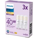 Philips LED Capsule - 40 W - G9 - Warmwit licht - 3 stuks