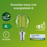 Philips - LED Kogellamp - Koelwit - E14 - Ultra Efficient