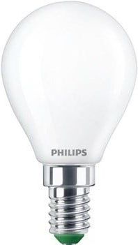 Philips Ultra Efficient LED - Kogellamp - Mat - 40W - E14 fitting - Warmwit licht - Energielabel A